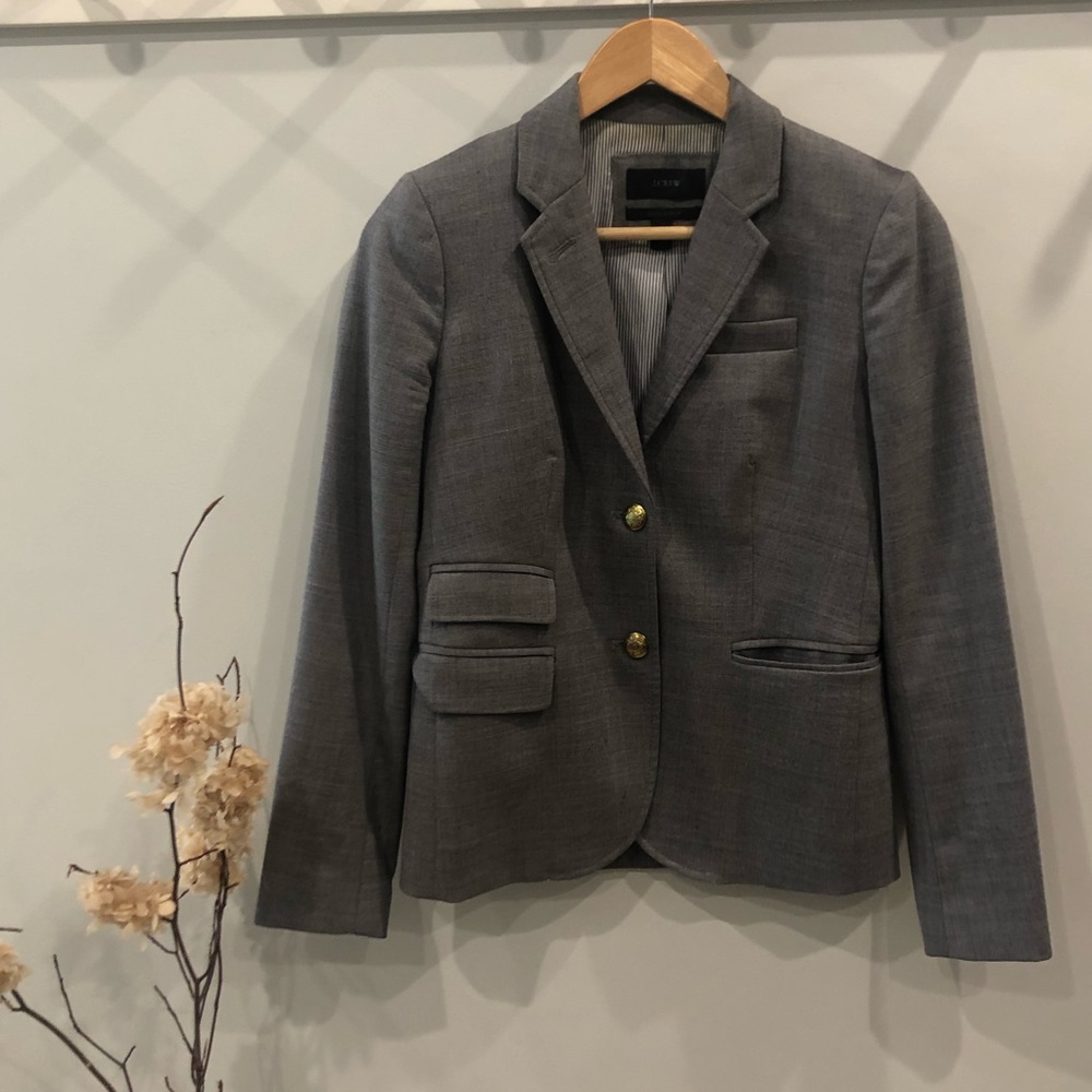 j.Crew Schoolboy Blazer - Heather Gray